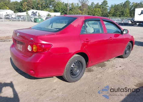 2010 Toyota Corolla Le из США, поврежденный, VIN 2T1BU4EE5AC288467
